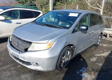 2011 Honda Odyssey Ex-L из США, поврежденный, VIN 5FNRL5H6XBB038585